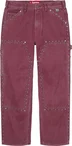 Supreme b.b. Simon Studded Double Knee Painter Pant - Burgundy (front)