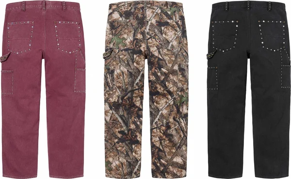 Supreme b.b. Simon Studded Double Knee Painter Pant - Group Shots (front)