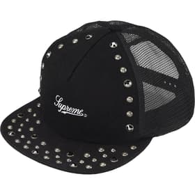 Supreme b.b. Simon Studded Mesh Back 5-Panel Black