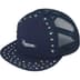 Supreme b.b. Simon Studded Mesh Back 5-Panel - Navy (front)