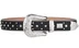 Supreme b.b. Simon Studded Ranger Belt - Black (front)