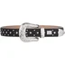 Supreme b.b. Simon Studded Ranger Belt - Black (front)