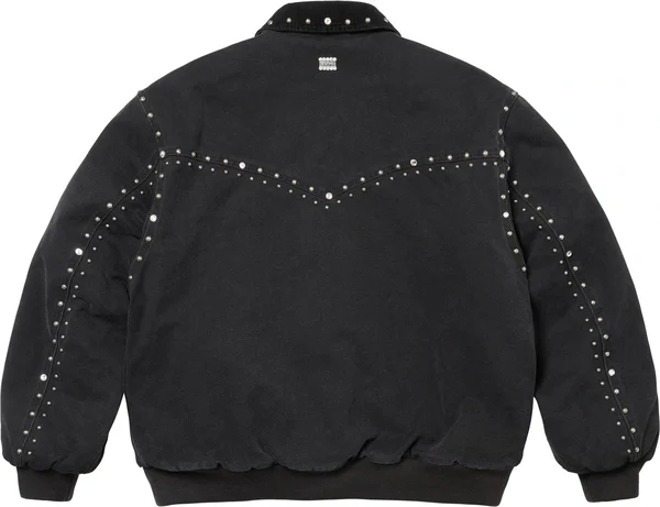 Supreme b.b. Simon Studded Work Jacket - Black (front)