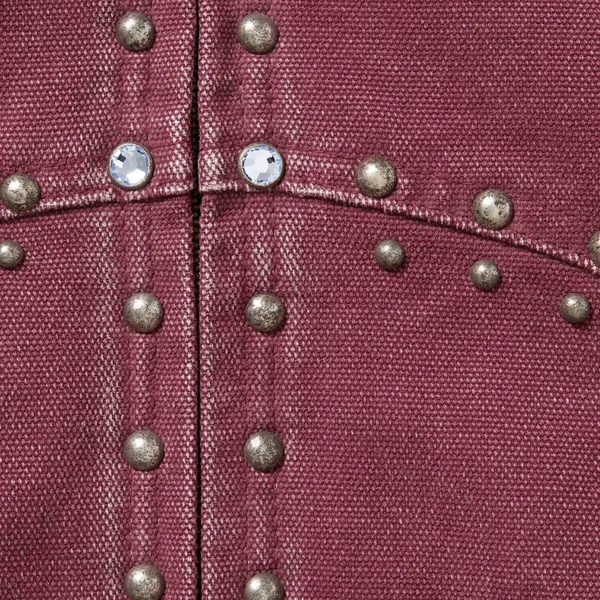 Supreme b.b. Simon Studded Work Jacket - Burgundy (front)