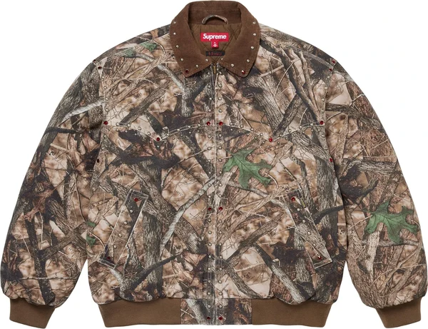 Supreme b.b. Simon Studded Work Jacket - TrueTimber® HTC Fall Camo (front)