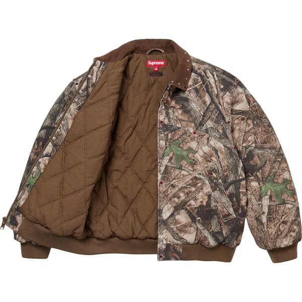 Supreme b.b. Simon Studded Work Jacket - TrueTimber® HTC Fall Camo (front)