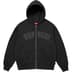Supreme b.b. Simon Zip Up Hooded Sweatshirt - Black (front)