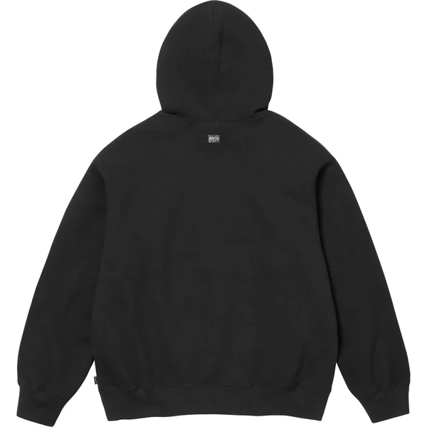 Supreme b.b. Simon Zip Up Hooded Sweatshirt - Black (front)