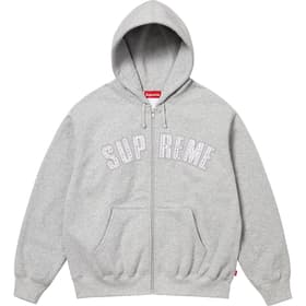 Supreme b.b. Simon Zip Up Hooded Sweatshirt Heather Grey