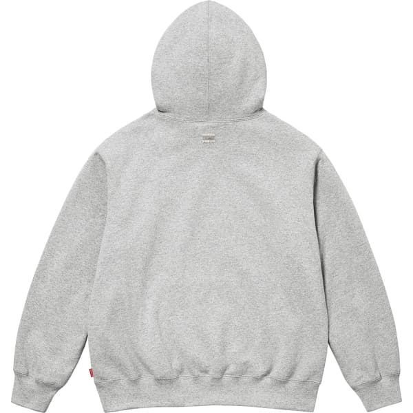 Supreme b.b. Simon Zip Up Hooded Sweatshirt - Heather Grey (front)