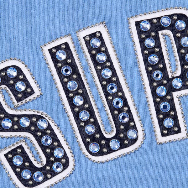 Supreme b.b. Simon Zip Up Hooded Sweatshirt - Light Blue (front)