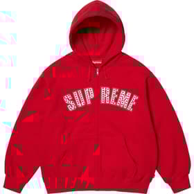 Supreme b.b. Simon Zip Up Hooded Sweatshirt Red