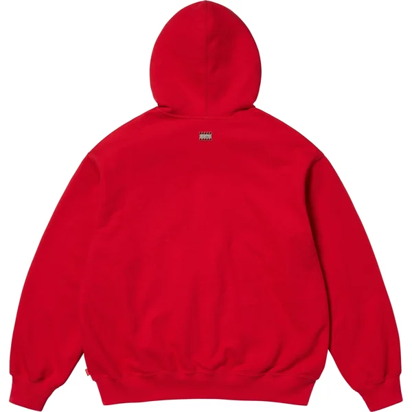 Supreme b.b. Simon Zip Up Hooded Sweatshirt - Red (front)