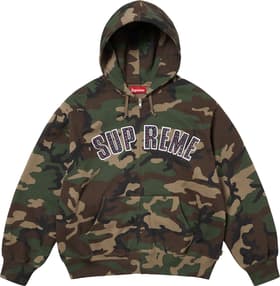 Supreme b.b. Simon Zip Up Hooded Sweatshirt Woodland Camo