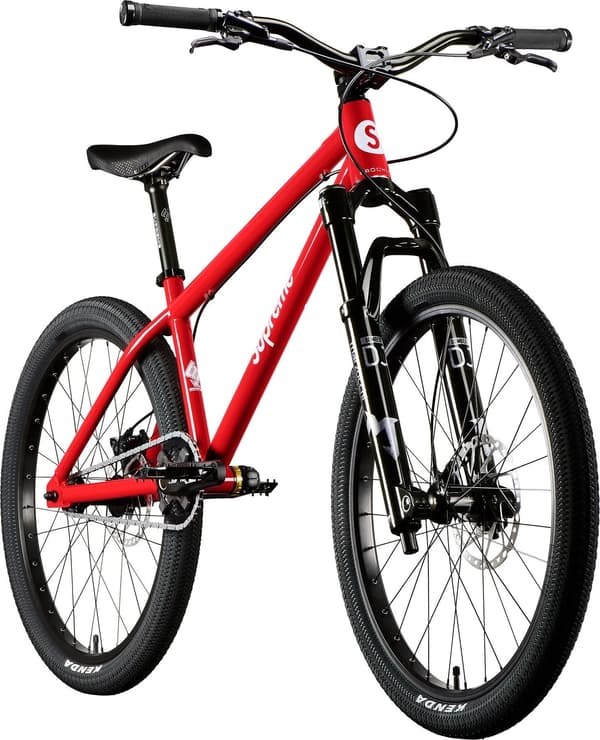 Supreme Brooklyn Machine Works Hardtail Park Bike - Red (front)