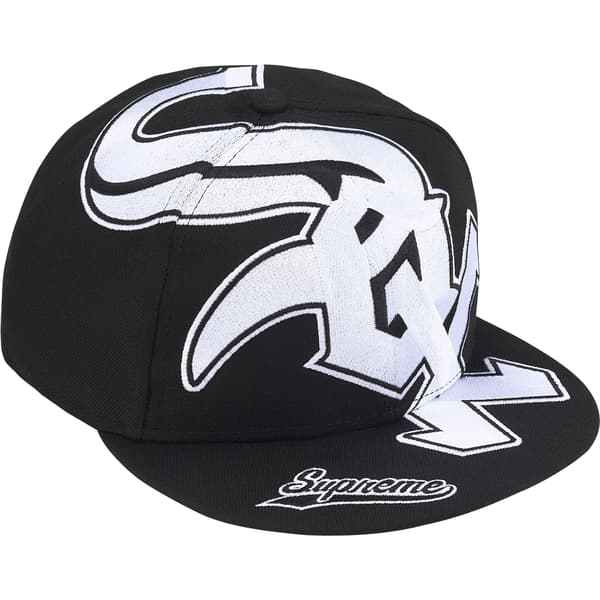 Supreme Chicago White Sox Adjustable New Era - Black (front)