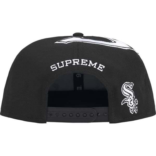 Supreme Chicago White Sox Adjustable New Era - Black (front)