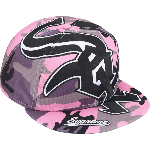 Supreme Chicago White Sox Adjustable New Era - Pink Camo (front)