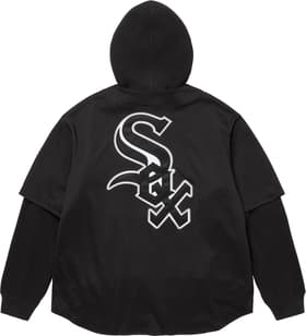 Supreme Chicago White Sox Hooded Baseball Jersey Black