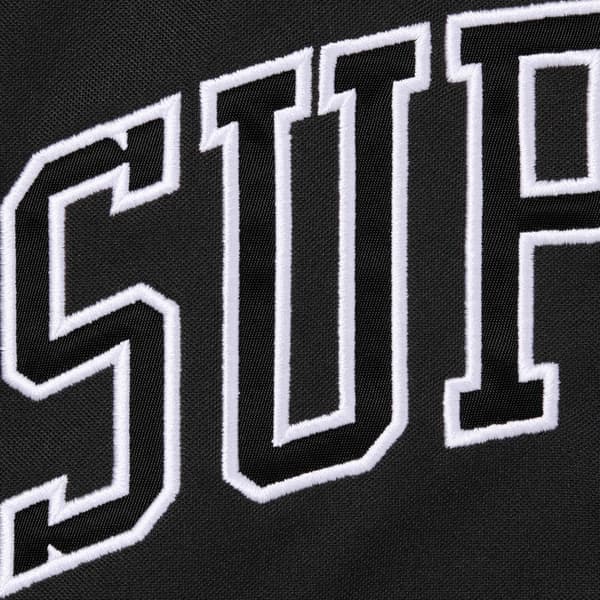 Supreme Chicago White Sox Hooded Baseball Jersey - Black (front)