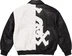 Supreme Chicago White Sox Leather Varsity Jacket - Black (front)