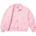 Supreme Chicago White Sox Leather Varsity Jacket - Pink (front)