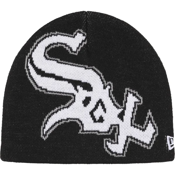Supreme Chicago White Sox New Era Beanie - Black (front)