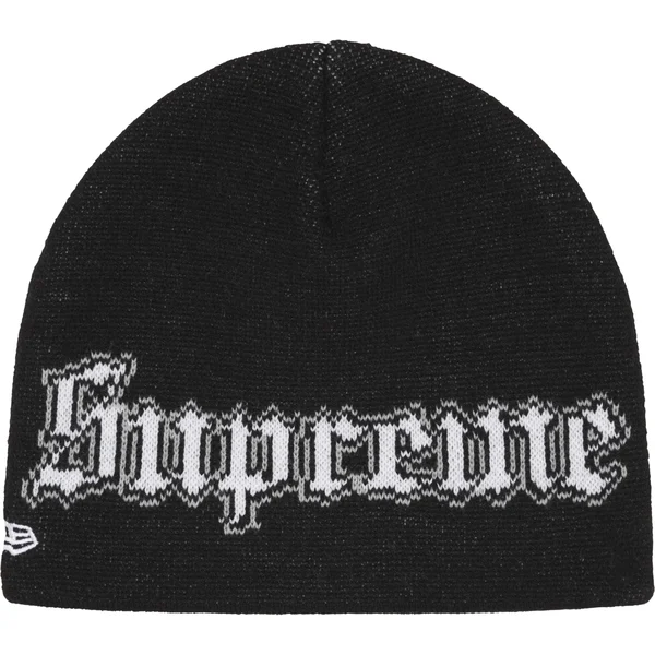 Supreme Chicago White Sox New Era Beanie - Black (front)