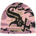 Supreme Chicago White Sox New Era Beanie - Pink Camo (front)