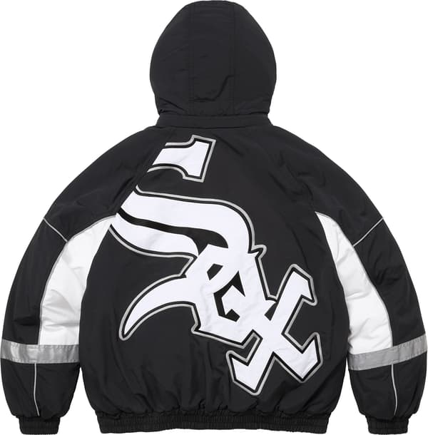 Supreme Chicago White Sox Stadium Jacket - Black (front)