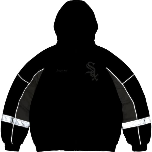 Supreme Chicago White Sox Stadium Jacket - Black (front)