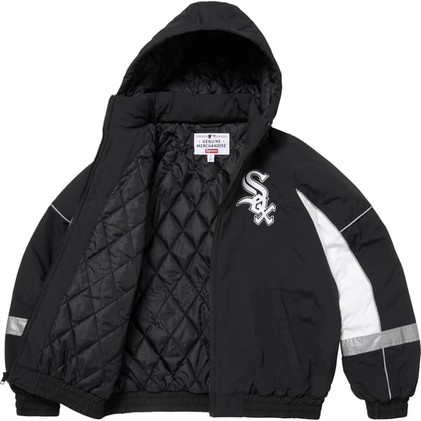 Supreme Chicago White Sox Stadium Jacket - Black (front)