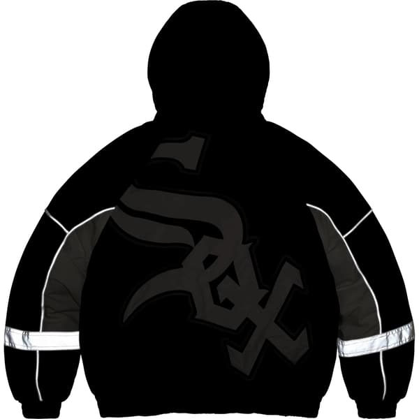 Supreme Chicago White Sox Stadium Jacket - Black (front)