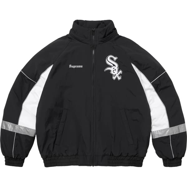 Supreme Chicago White Sox Stadium Jacket - Black (front)