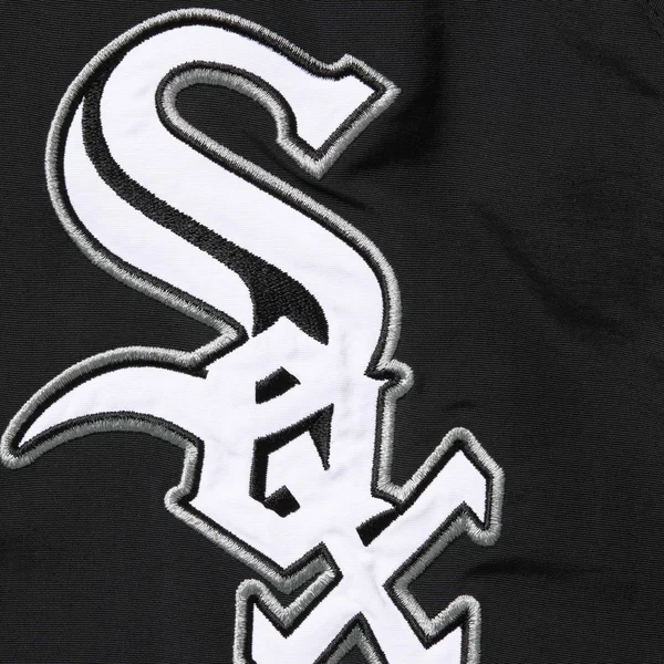 Supreme Chicago White Sox Stadium Jacket - Black (front)