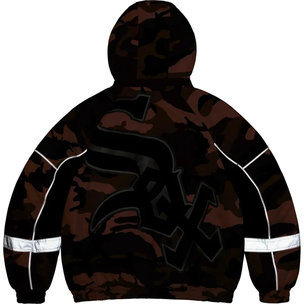 Supreme Chicago White Sox Stadium Jacket - Pink Camo (front)