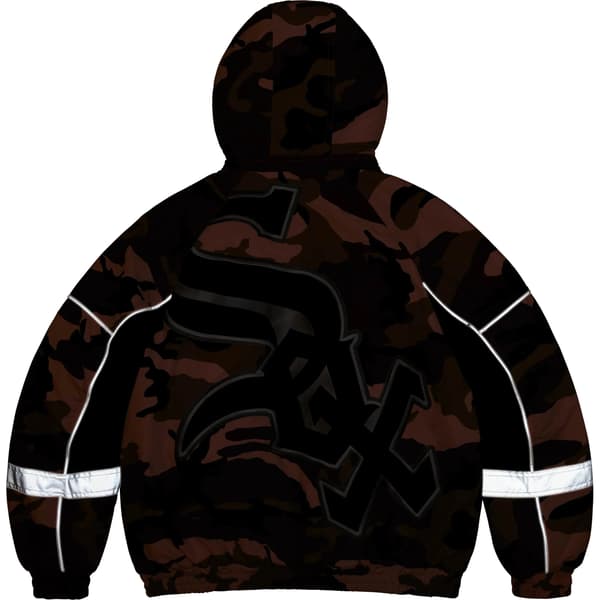 Supreme Chicago White Sox Stadium Jacket - Pink Camo (front)