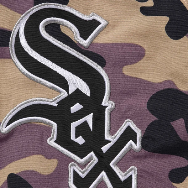 Supreme Chicago White Sox Stadium Jacket - Pink Camo (front)