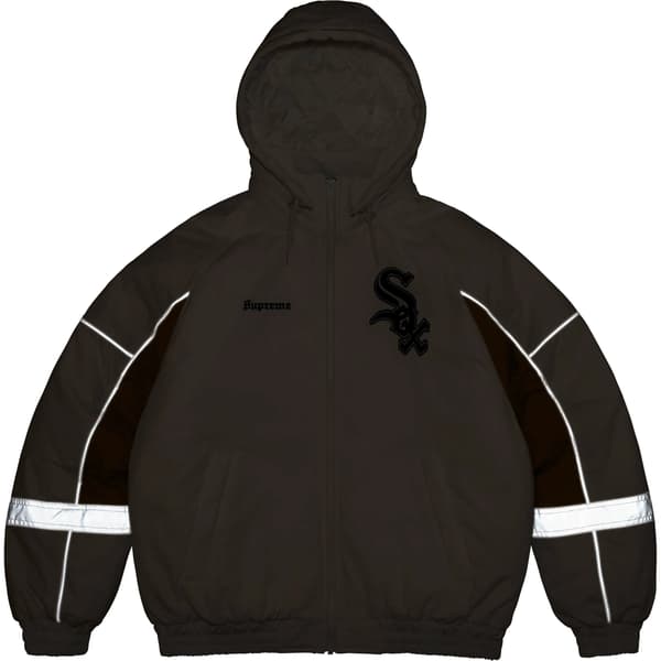 Supreme Chicago White Sox Stadium Jacket - White (front)