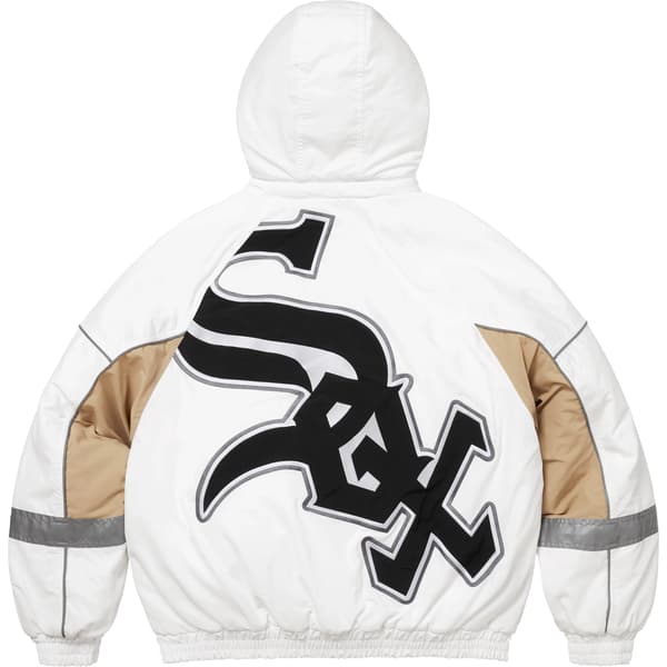 Supreme Chicago White Sox Stadium Jacket - White (front)