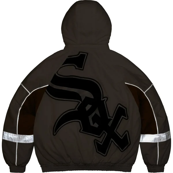 Supreme Chicago White Sox Stadium Jacket - White (front)