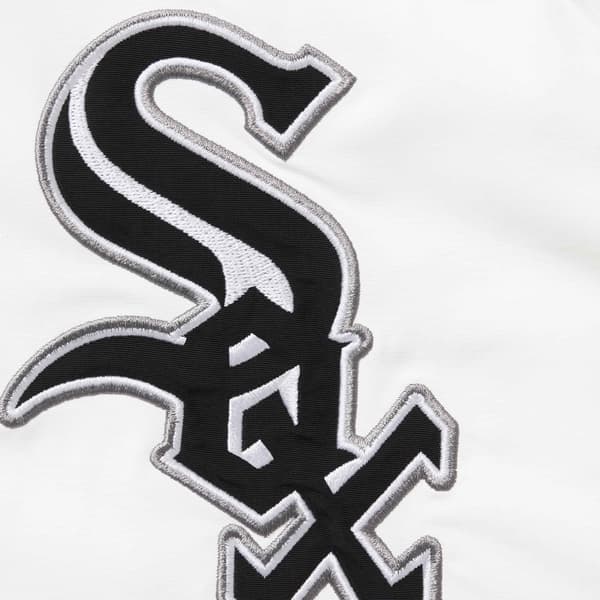 Supreme Chicago White Sox Stadium Jacket - White (front)