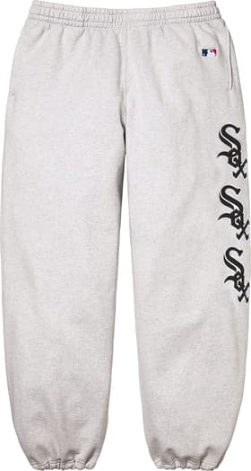 Supreme Chicago White Sox Sweatpant Ash Grey
