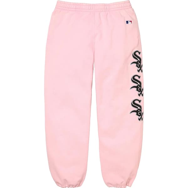 Supreme Chicago White Sox Sweatpant - Light Pink (front)