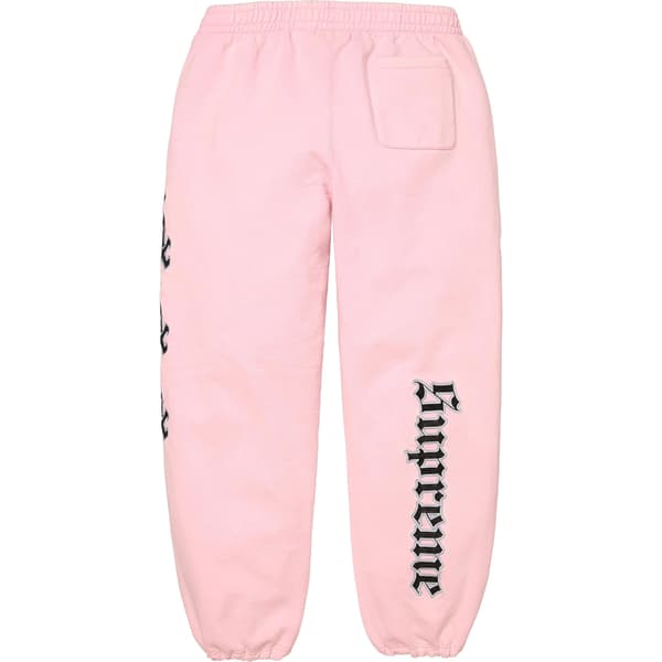 Supreme Chicago White Sox Sweatpant - Light Pink (front)