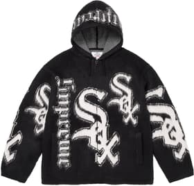 Supreme Chicago White Sox Zip Up Hooded Sweater Black