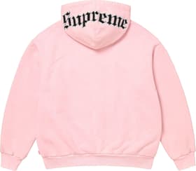 Supreme Chicago White Sox Zip Up Hooded Sweatshirt Light Pink
