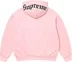 Supreme Chicago White Sox Zip Up Hooded Sweatshirt - Light Pink (front)