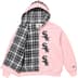 Supreme Chicago White Sox Zip Up Hooded Sweatshirt - Light Pink (front)