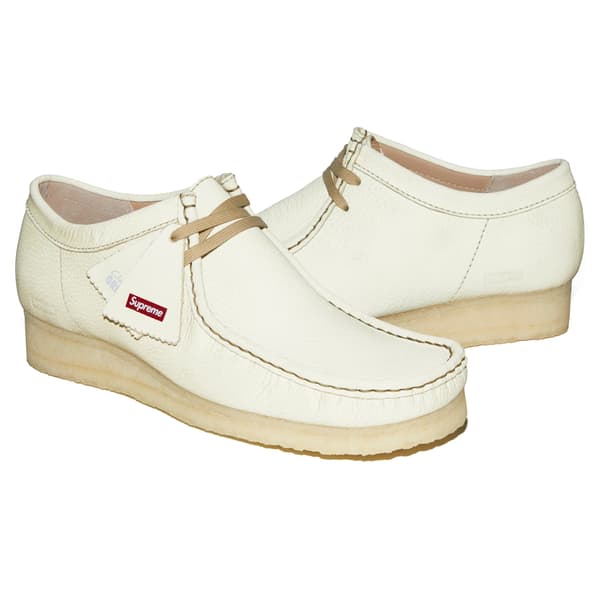 Supreme Clarks Originals Reflective Wallabee - Natural (front)